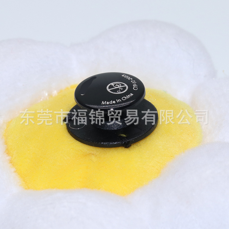 批发现货 手工DIY洞洞鞋配饰鞋花尼龙底扣 卡通毛绒鞋花上缝扣详情6