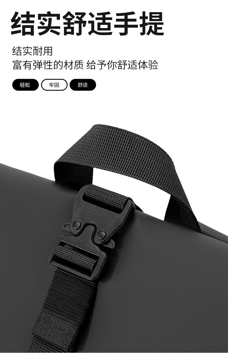 日系男士双肩包户外骑行背包大容量尼龙皮膜电脑双肩包男学生书包详情17