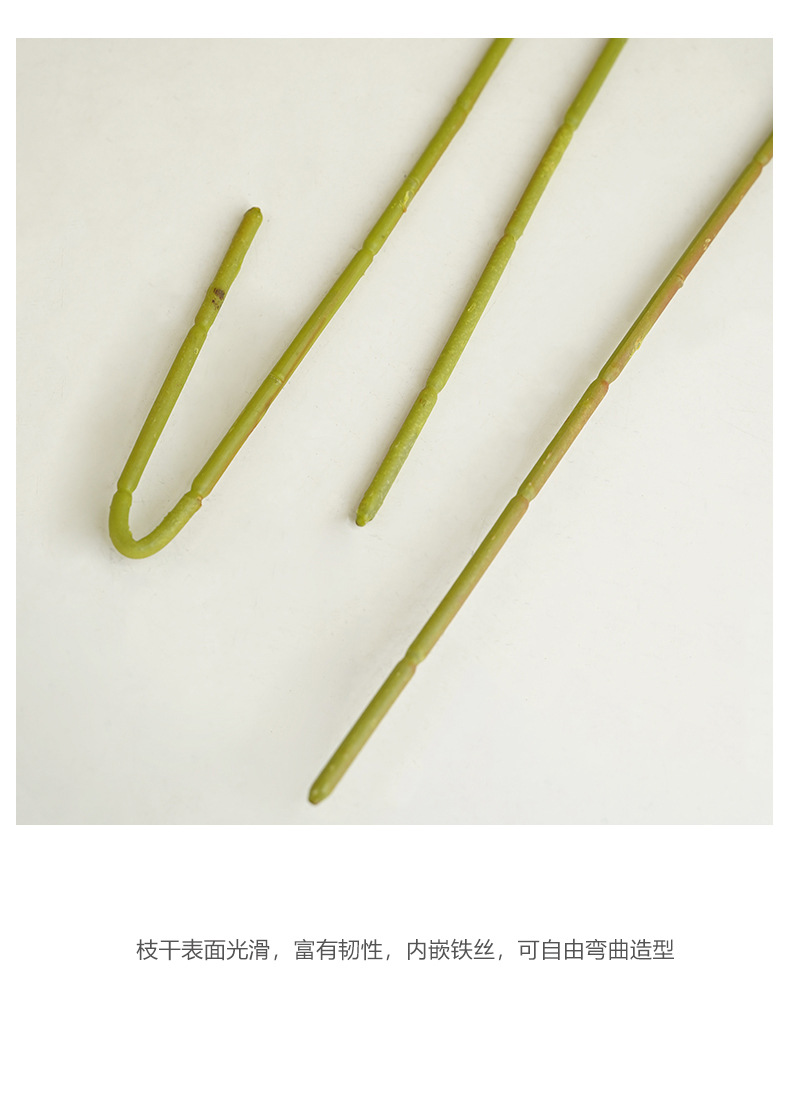 红掌花家居绿植盆栽装饰单支仿真植物插花材料配件3D打印手感仿真枝叶办公文化园艺装饰详情24