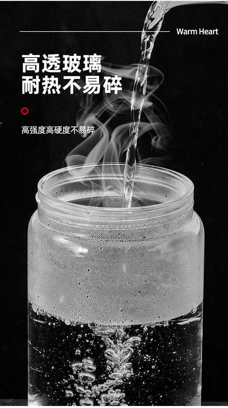 New gravity oil pot, oil bottle, large-capacity glass oil pot, jar, soy sauce and seasoning bottle for household kitchen with automatic opening and closing pic 6