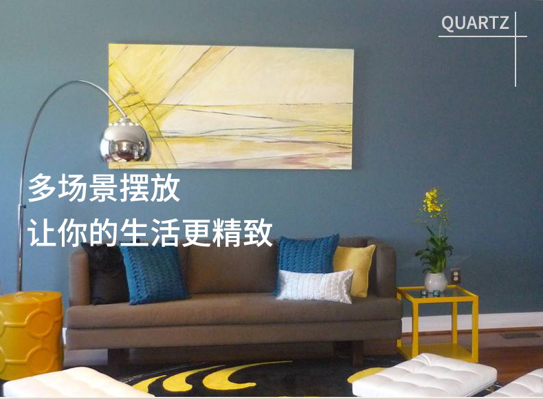 12寸圆形挂钟30CM钟表客厅静音挂钟简约时尚爆款时钟挂墙家用立体详情8