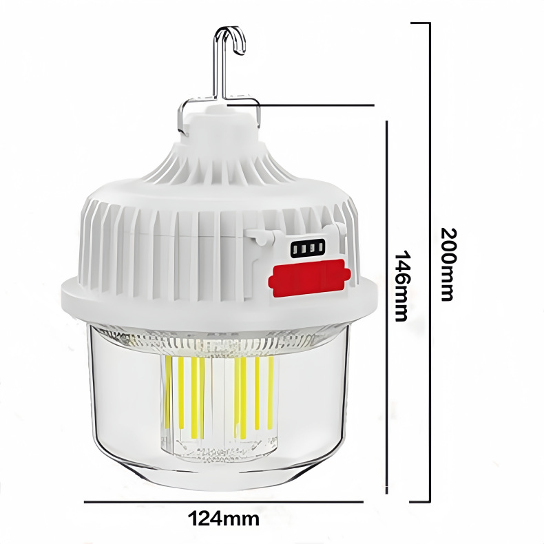 Rechargeable bulbs, a must-have for night market stalls, outdoor camping, household power-off lighting, rainproof rechargeable emergency lights wholesale pic 4