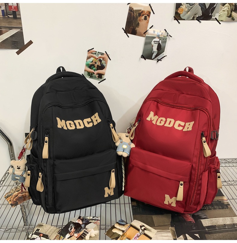 大容量多层书包初中生男女高中生双肩包减负护脊超轻便电脑背包详情30