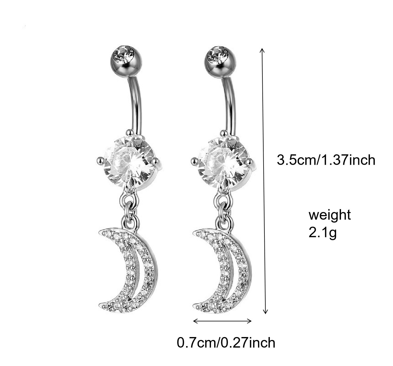 人体穿刺饰品肚脐钉跨境热卖肚脐环欧美经典肚脐扣批发厂家脐钉详情26