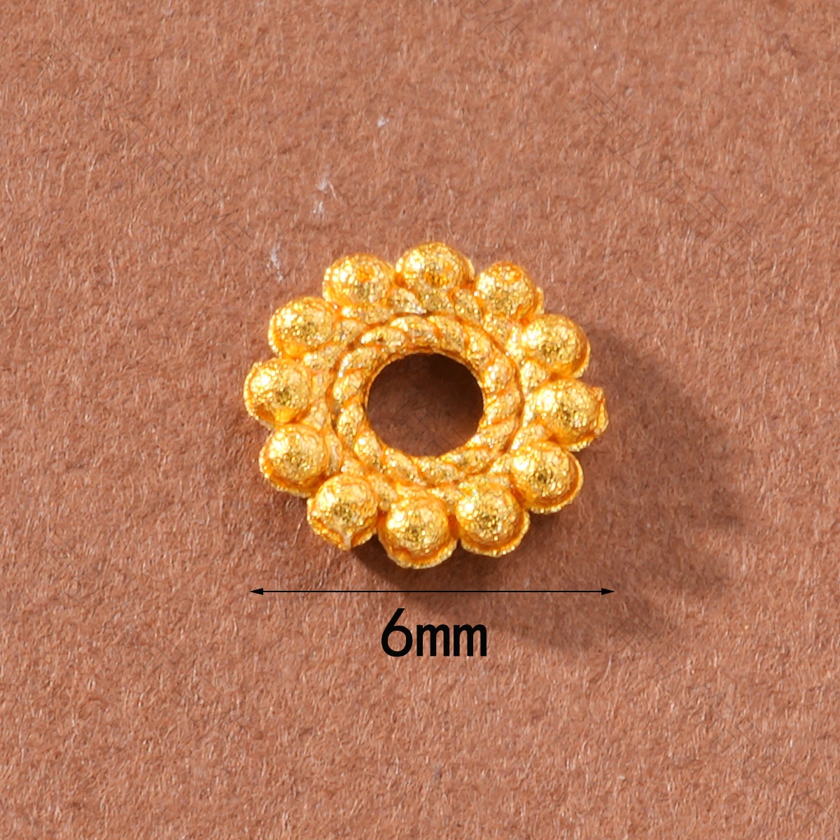 Ancient-style Vietnamese sand gold color preservation wreath, interlaced linen wreath, high-end bracelet, necklace, DIY jewelry accessories pic 8