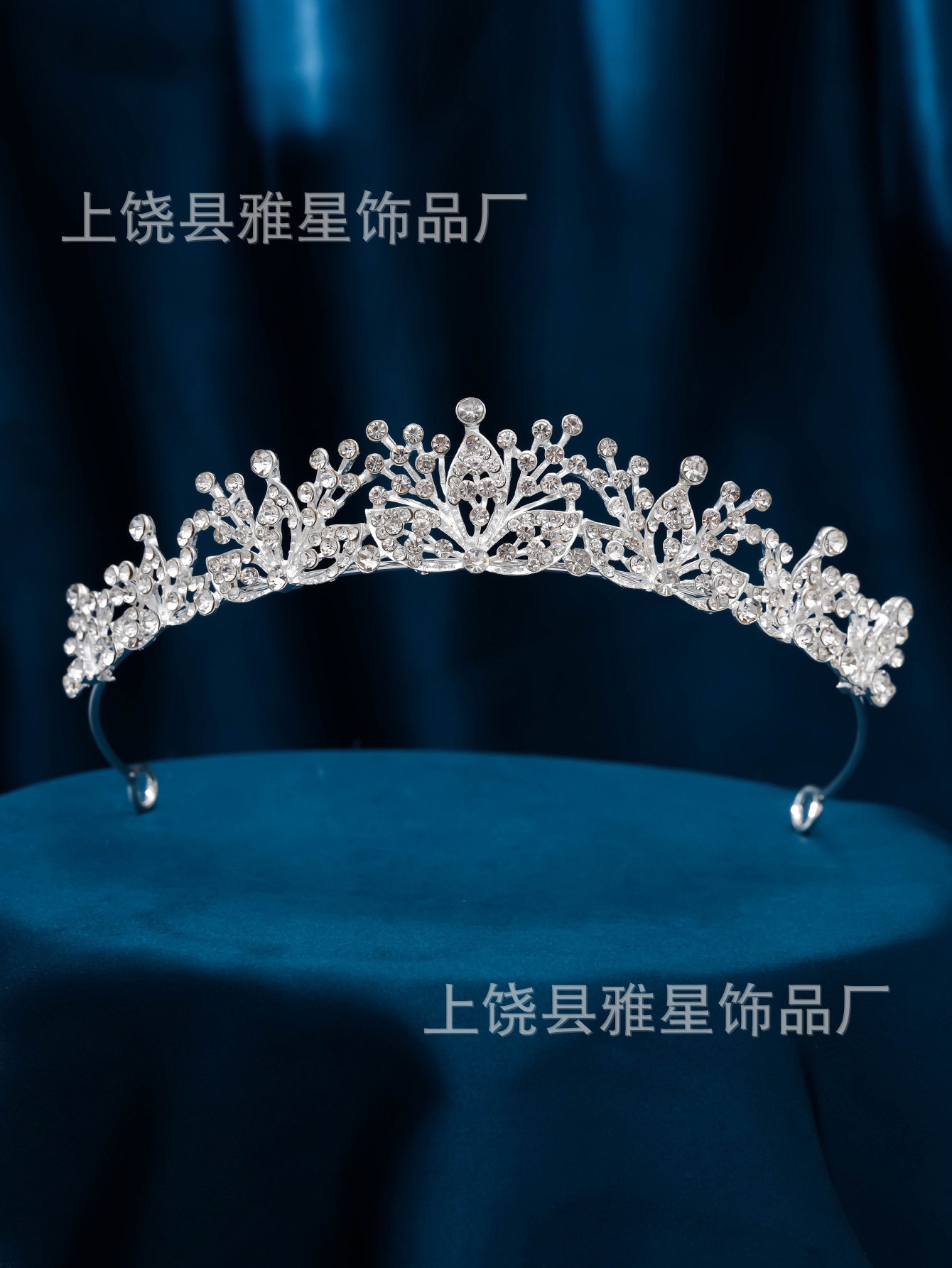 Cross-border venta caliente novia corona tocados accesorios de novia aros de pelo princesa etapa de cumpleaños corona de lujo strass accesorios de pelo pic 8