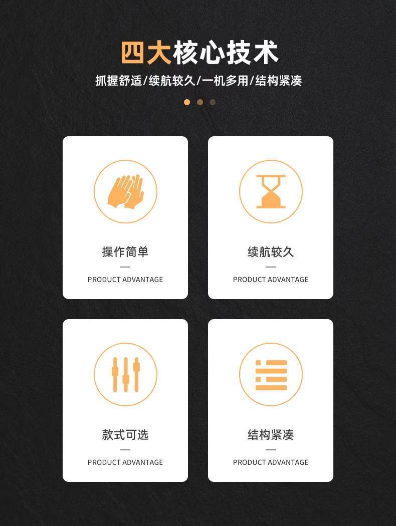 跨境牧田专业LED可USB充电续航超长锂电户外工作灯超亮锂电池照明详情9
