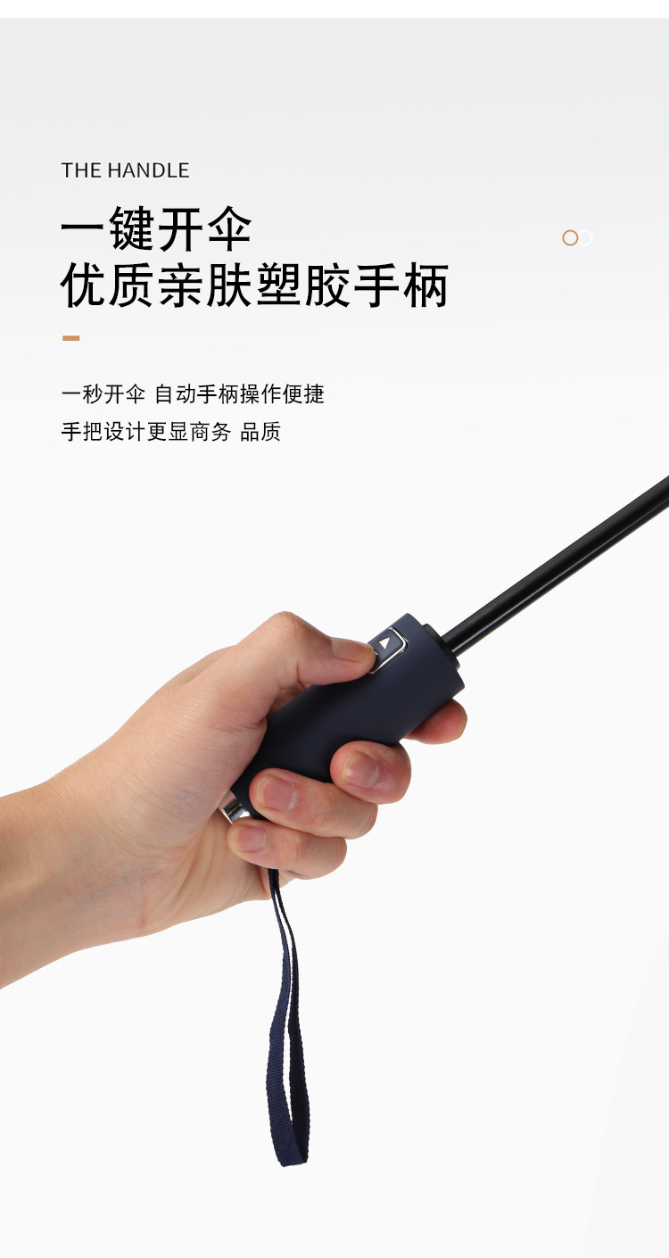 全自动折叠伞双骨加大码商务礼品广告伞批发可印LOGO雨伞详情44