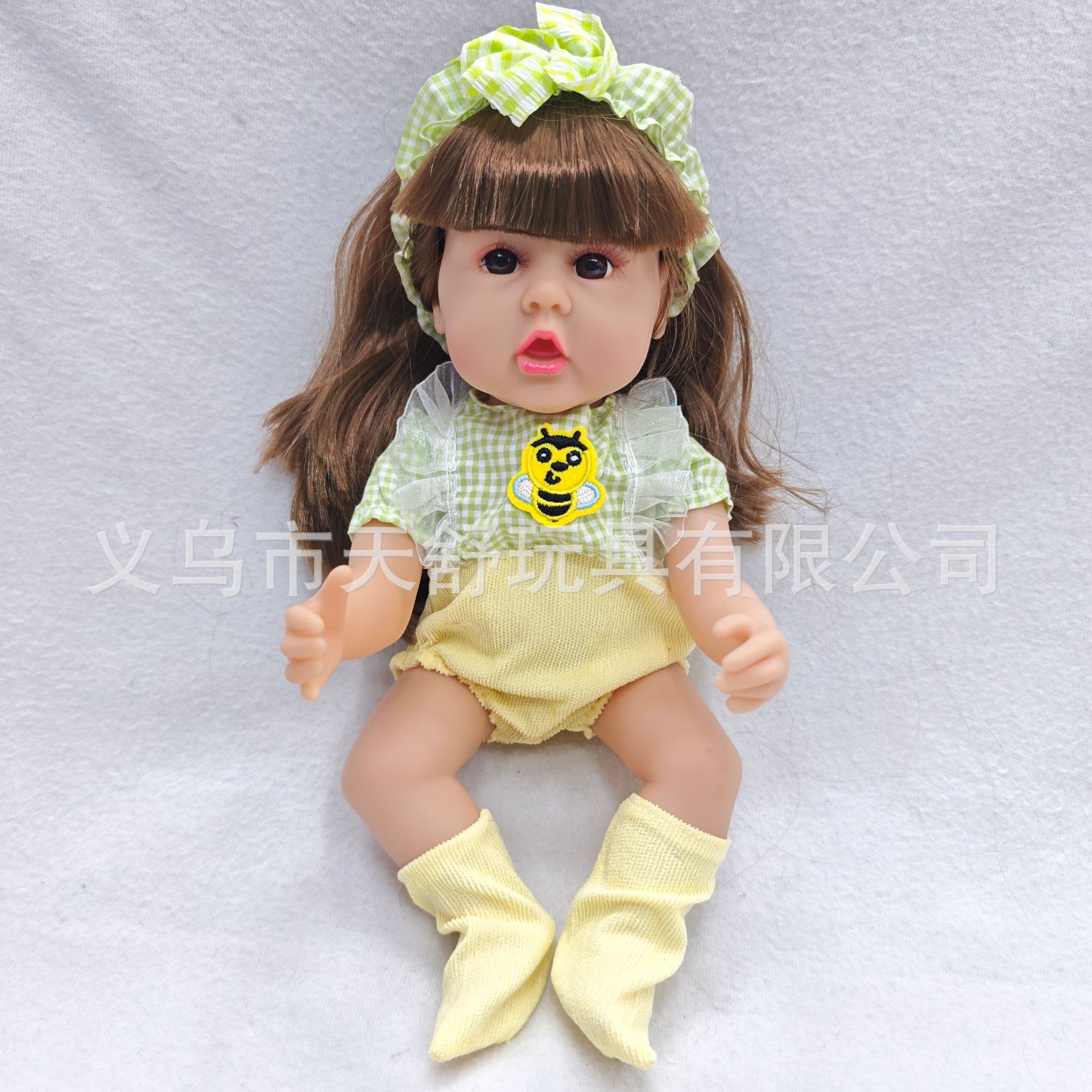 跨境热销30厘米可爱仿真娃婴儿软胶玩具女孩重生娃娃安抚婴儿玩具玩偶详情2