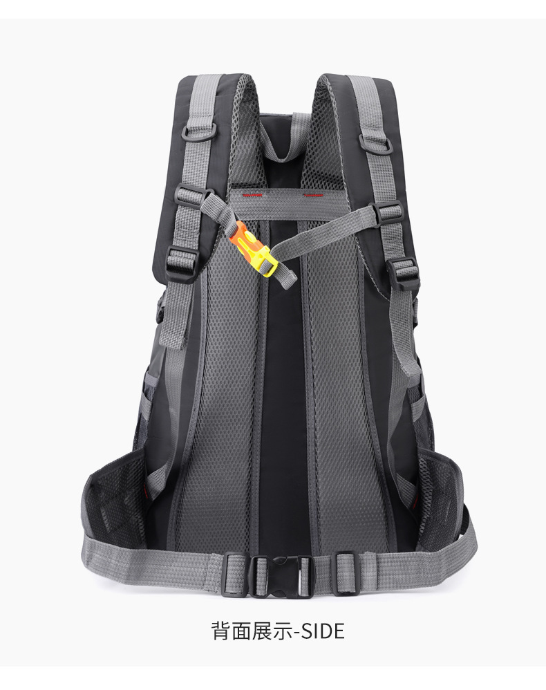 Cross-border large-capacity outdoor leisure travel backpack for both men and women, water-resistant sports mountaineering and camping backpack pic 20