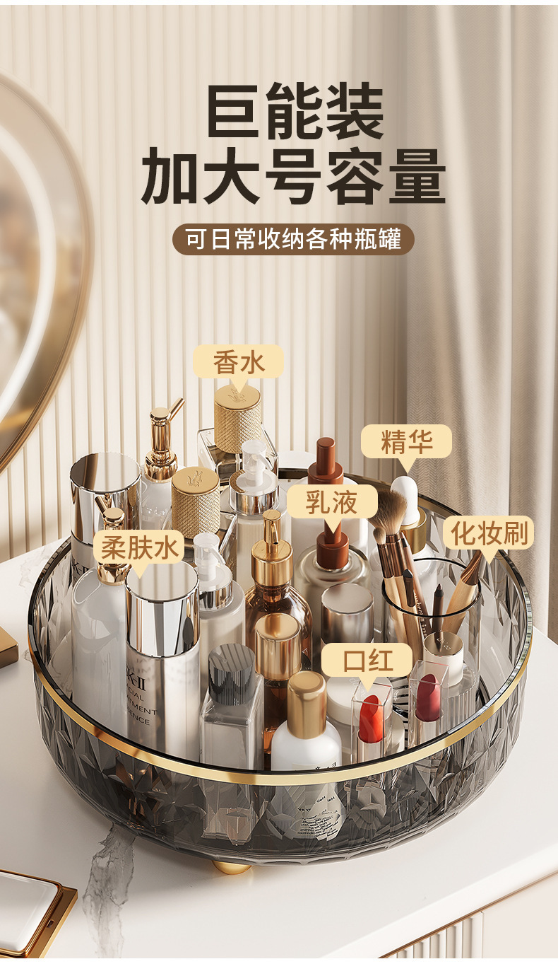 旋转调味盒家用厨房整理调料盒多功能调料瓶收纳盒厨房碗筷收纳盒详情7