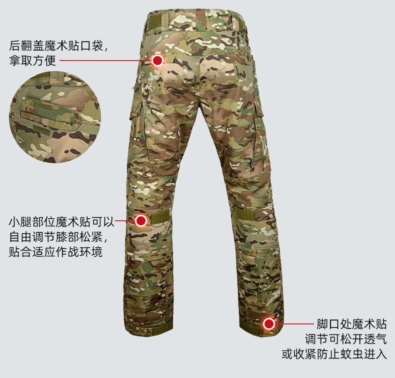 春秋战术作训服G4蛙服套装防泼水弹力透气长袖蛙人服批发详情7