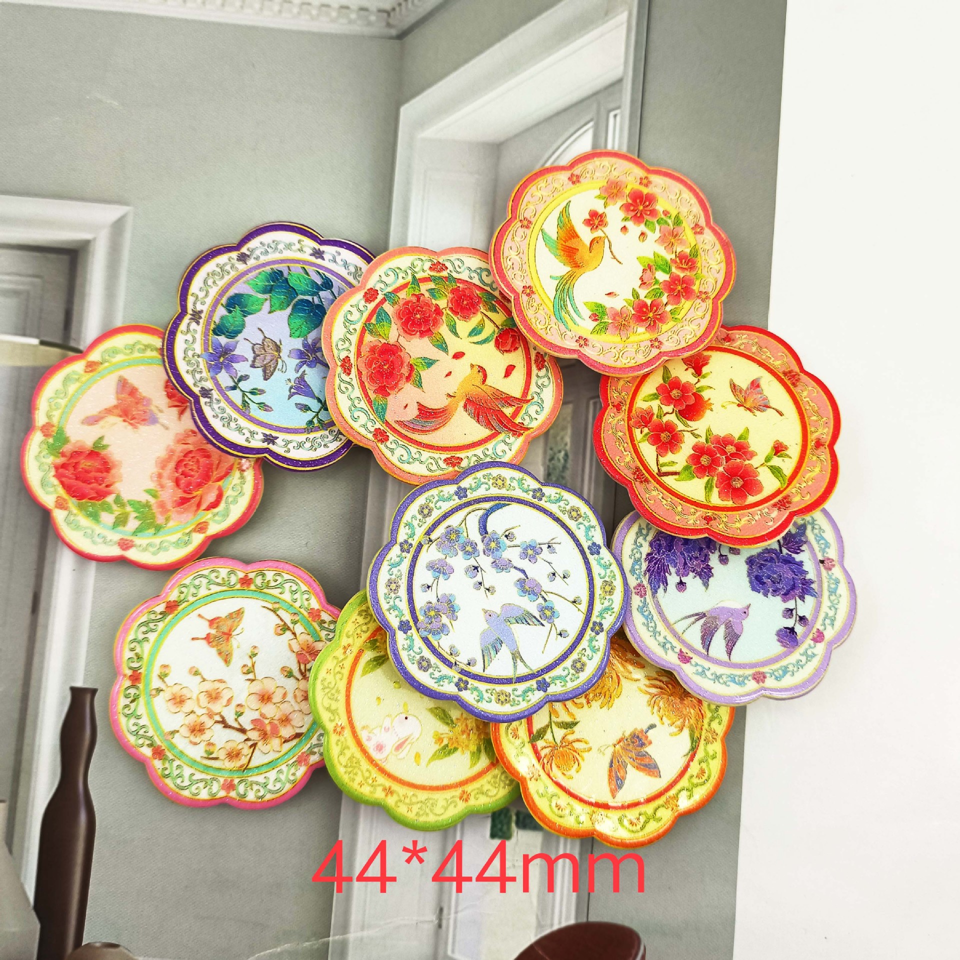Chinese retro-style simulation plate, afternoon tea cake, dessert tray, food toy mini version model display accessory pic 2
