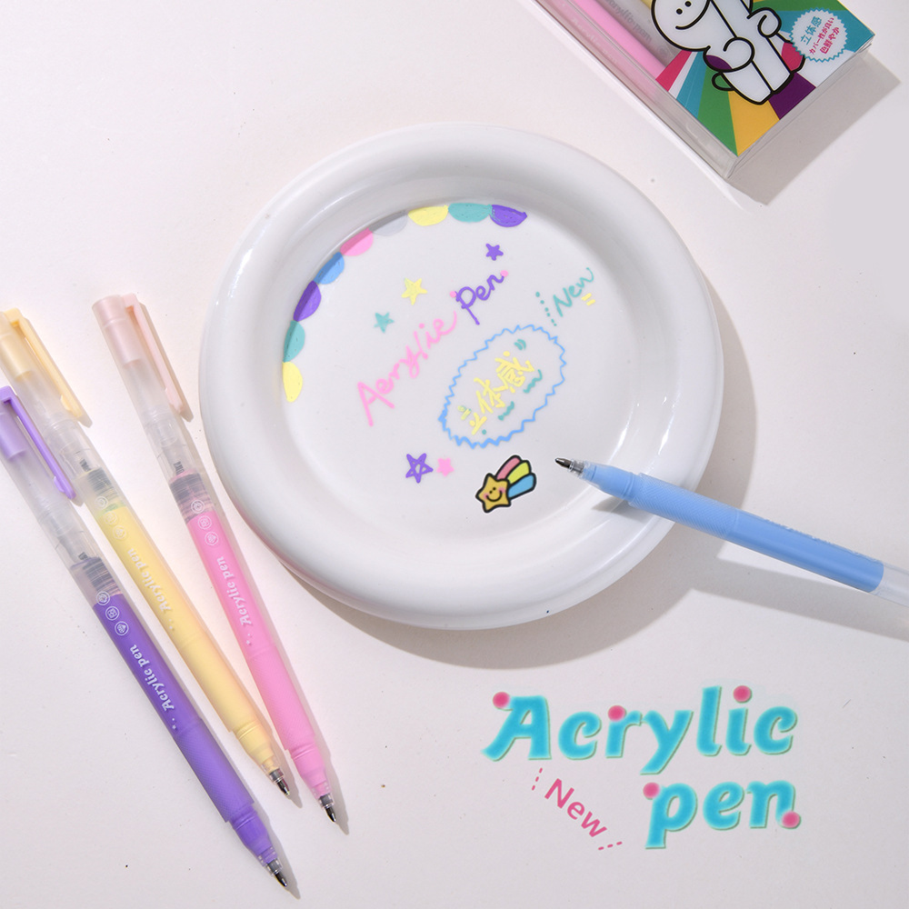 Chenxi large-capacity acrylic pen DIY drawing planner pen can be written on ceramic, glass and metal, but it is not waterproof pic 3