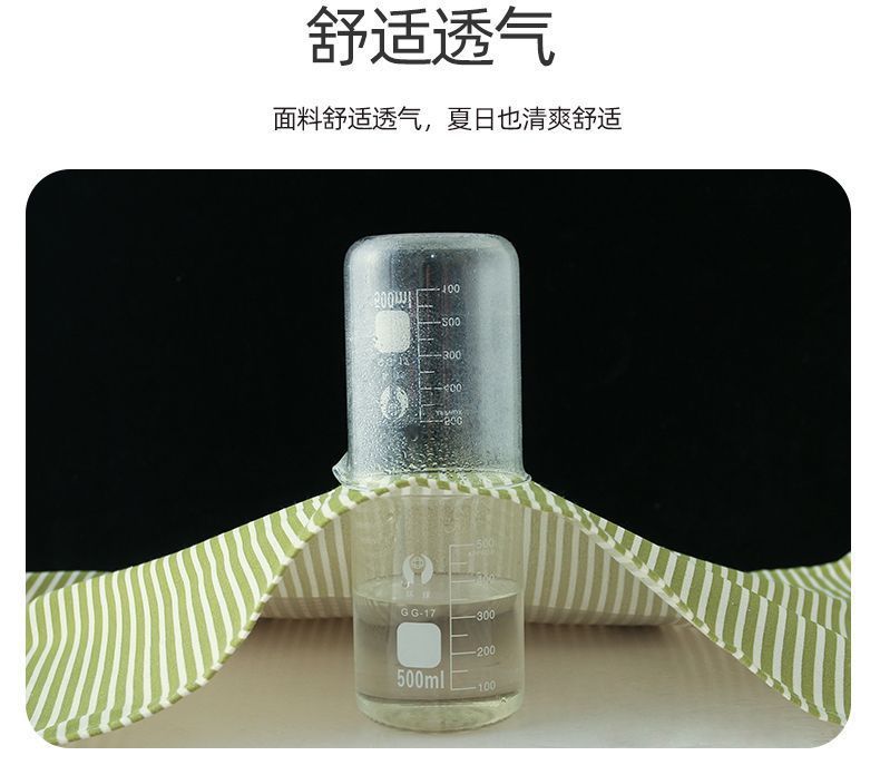 棉麻可调节条纹挂脖围裙薄款厨房家用做饭防油防污透气耐脏耐磨上班围腰新款时尚漂亮详情3