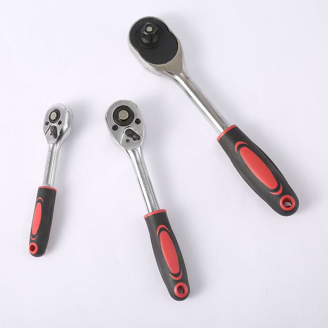 Cross-border ratchet wrench, industrial 24-tooth household grade, large, medium and small flying bidirectional quick socket, auto repair tool wrench pic 2