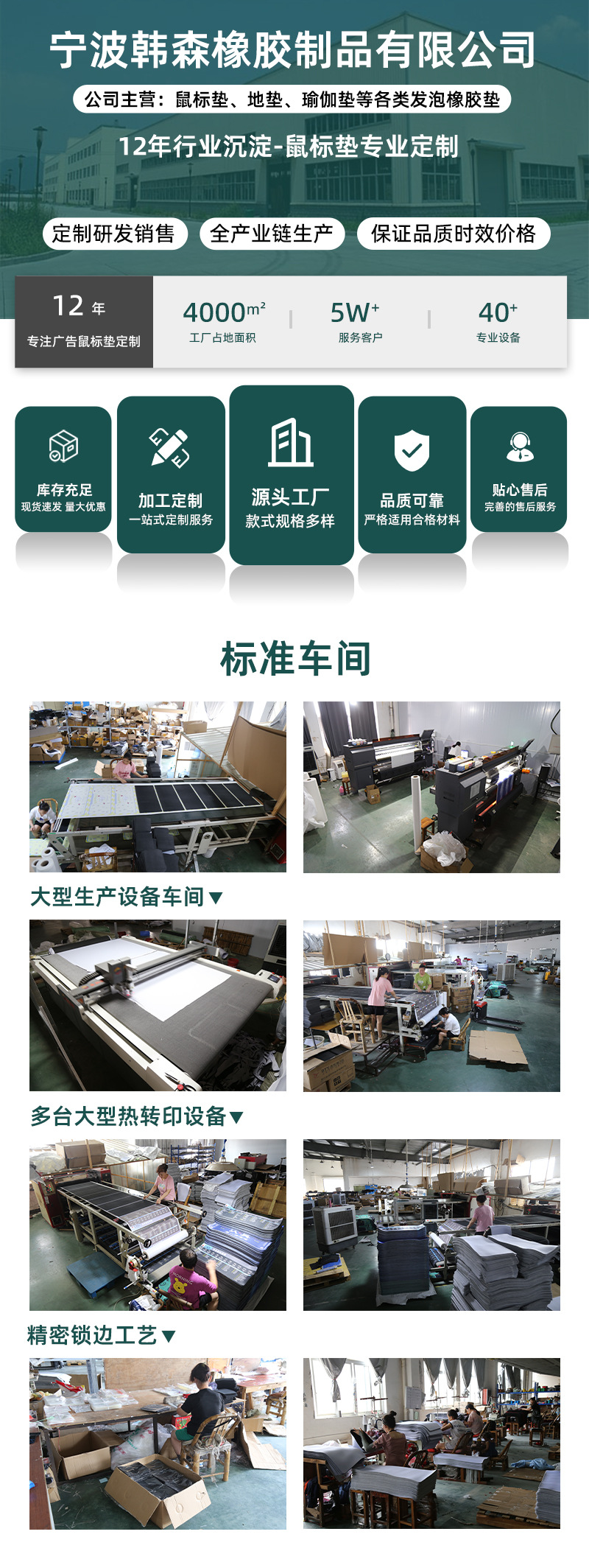 鼠标垫超大耐脏励志语言桌垫护腕加厚锁边键盘电脑办公桌垫批发详情2