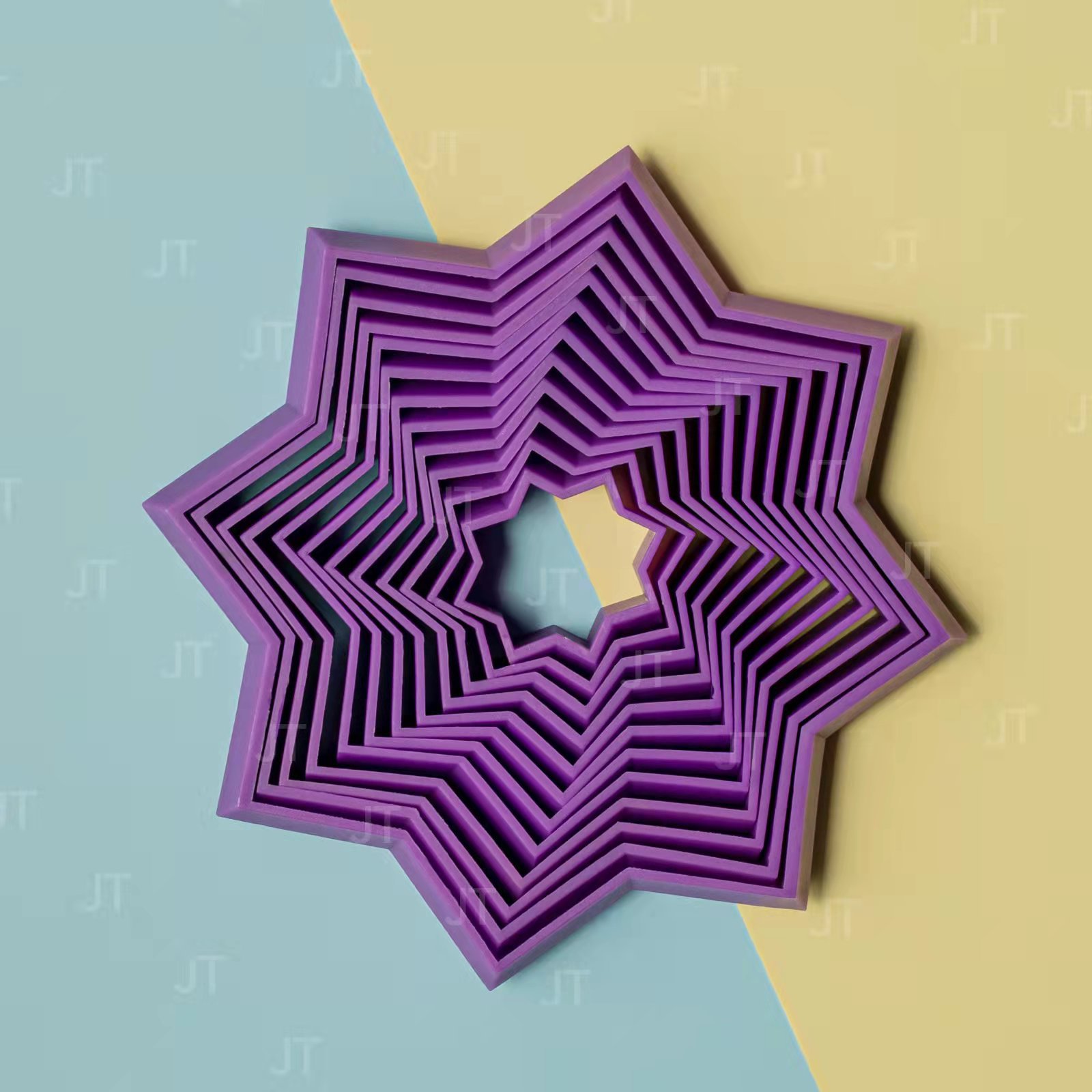 新款3D立体魔幻星八角形流体螺旋儿童益智百变魔幻星雪糕模具厨房用品详情16
