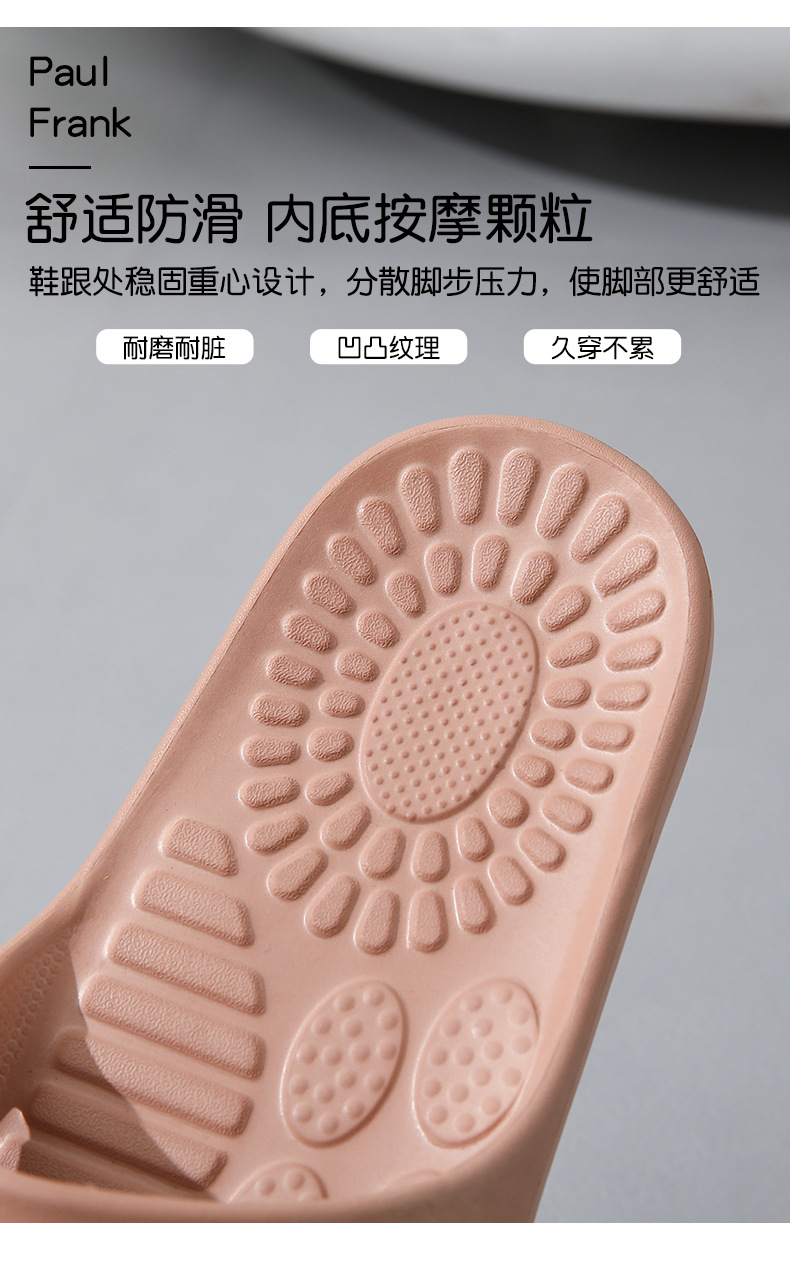 2024大嘴巴猴防滑拖鞋情侣家居EVA鞋身 PF66002详情5