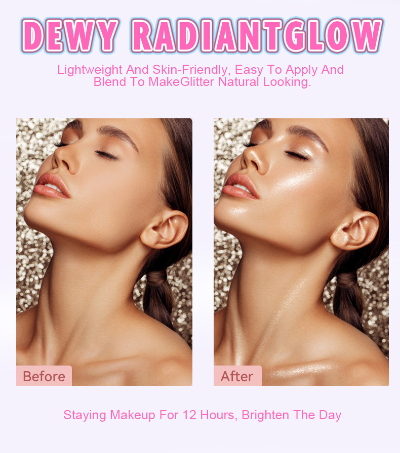 跨境PAGE VINE爆款水光果冻高光眼影棒超闪亮多色眼影高光棒彩妆详情6