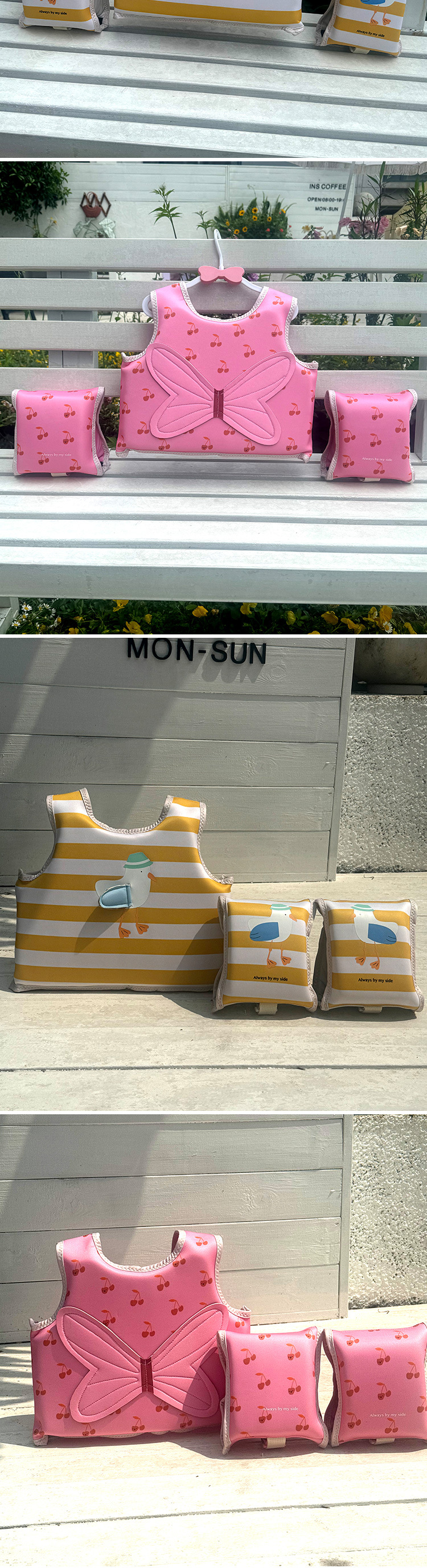 免充气浮力衣 宝宝辅助救生衣卡通印花浮力救生衣 儿童游泳圈水袖 高档加厚款 儿童外出水上乐园神器 优质环保详情12