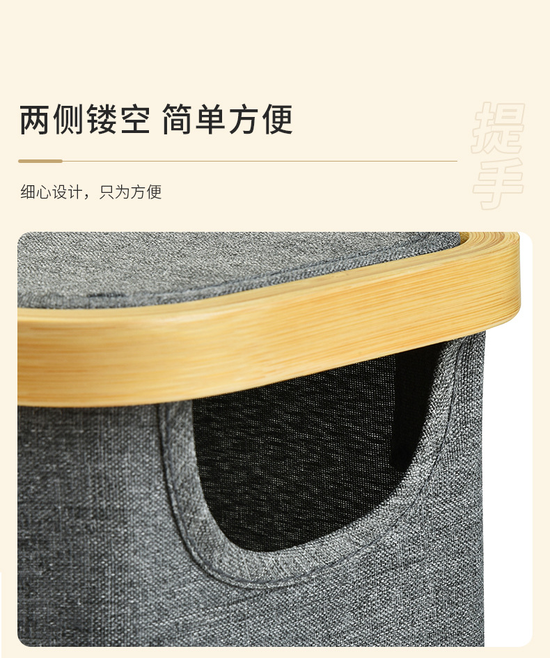 Cross-border transparent toilet paper roll storage basket, fabric tissue paper holder storage basket, waste mineral water bottle storage basket pic 8