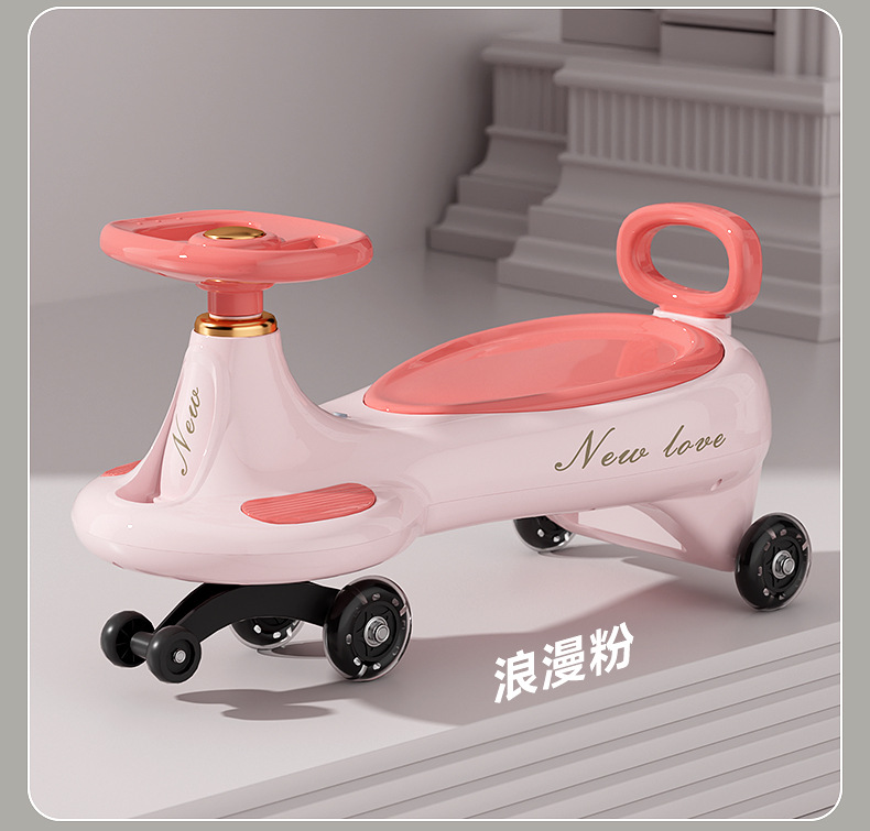 跨境babyswingcar儿童扭扭车玩具2-8岁静音防侧翻儿童音乐摇摆详情18