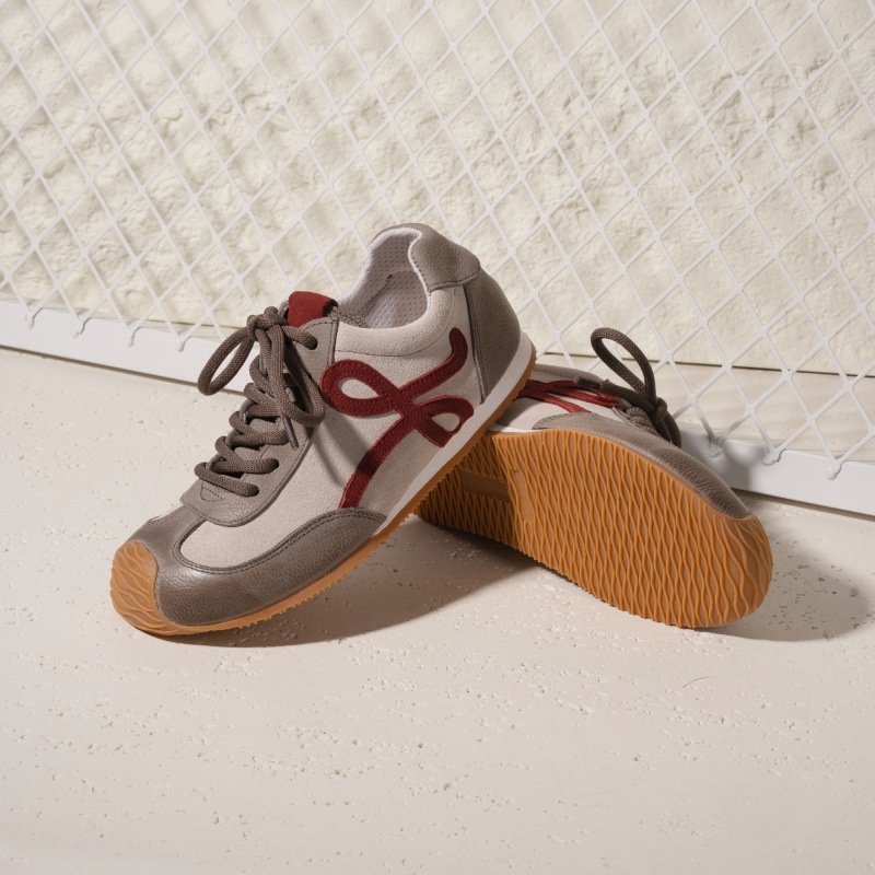 旅途牛皮女鞋复古真皮休闲鞋女春夏新款百搭大头阿甘德训鞋女详情10