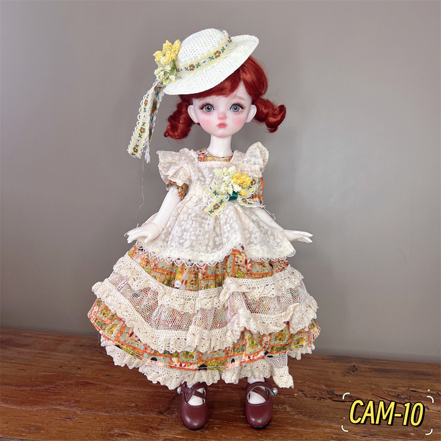 6分BJD玩偶换装衣服30厘米洋娃娃衣服森系可爱卡通洛丽塔裙子详情10