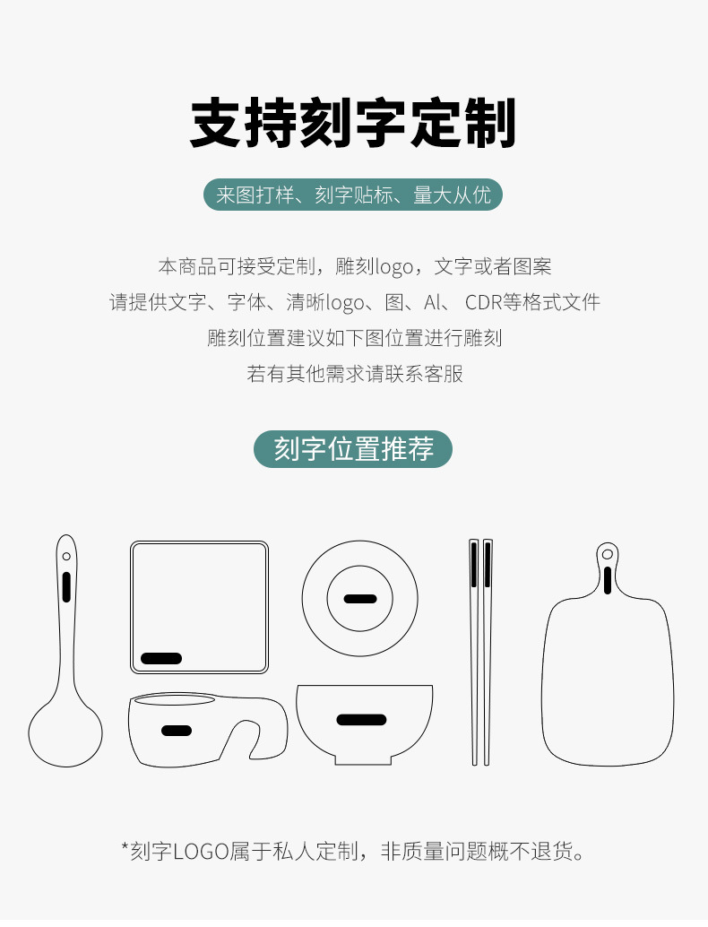 南美胡桃木果盘实木圆形干果点心儿童零食水果盘沙拉碗相思木托盘详情4