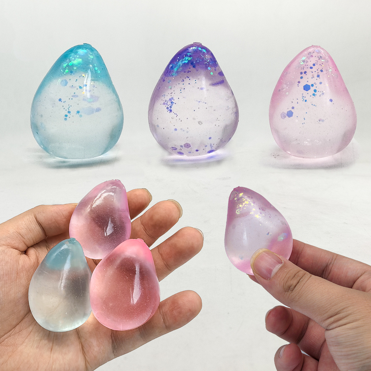 Needoh遇光变色圆柱麦芽糖挤压球减压玩具新奇特趣味解压神器详情7