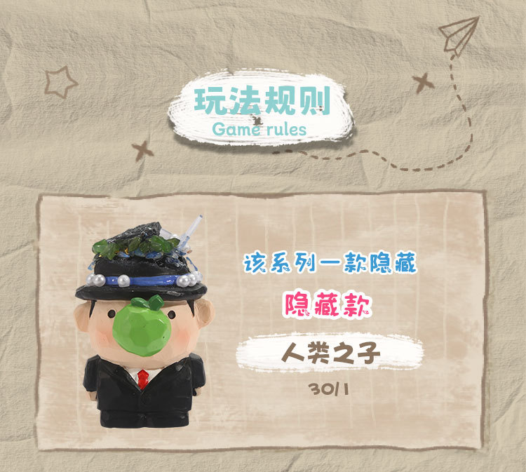 卡通创意桌面摆件盲盒大艺术家DIY能量盲盒居家办公室桌面装饰详情7
