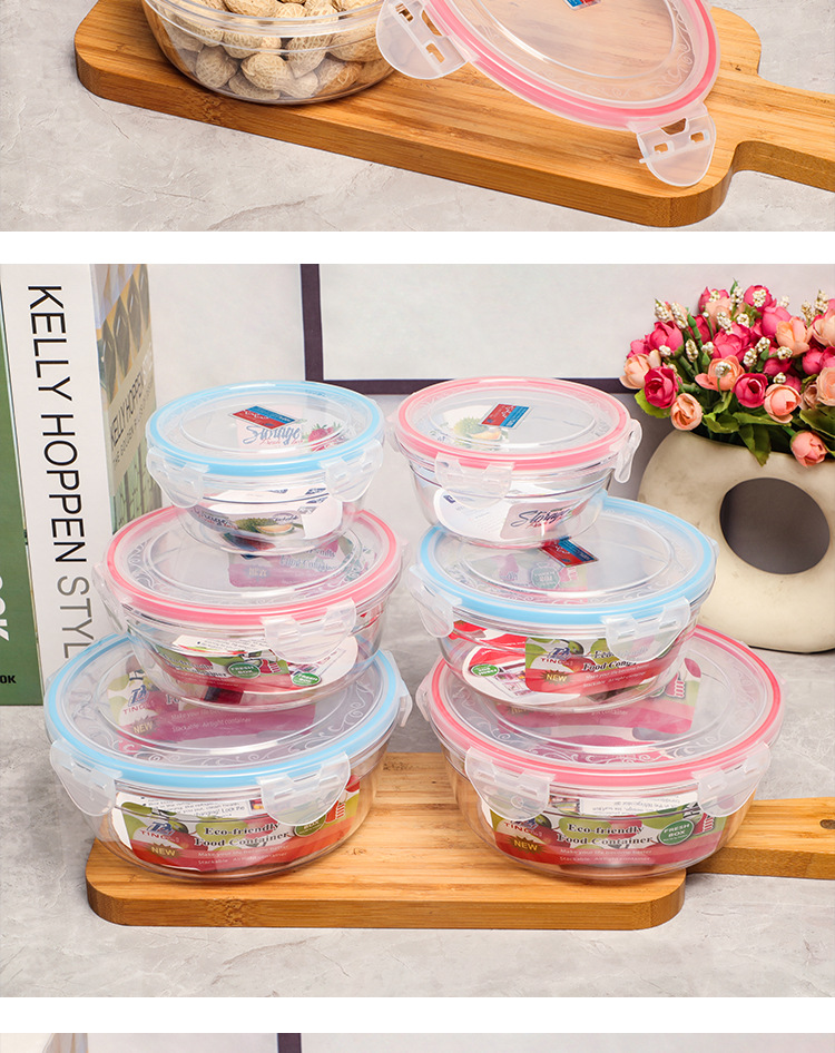 Youmai Food sealed boxes, transparent plastic fresh-keeping boxes, snack and nut boxes, pickles, dipping sauce boxes, covered takeout lunch boxes pic 18