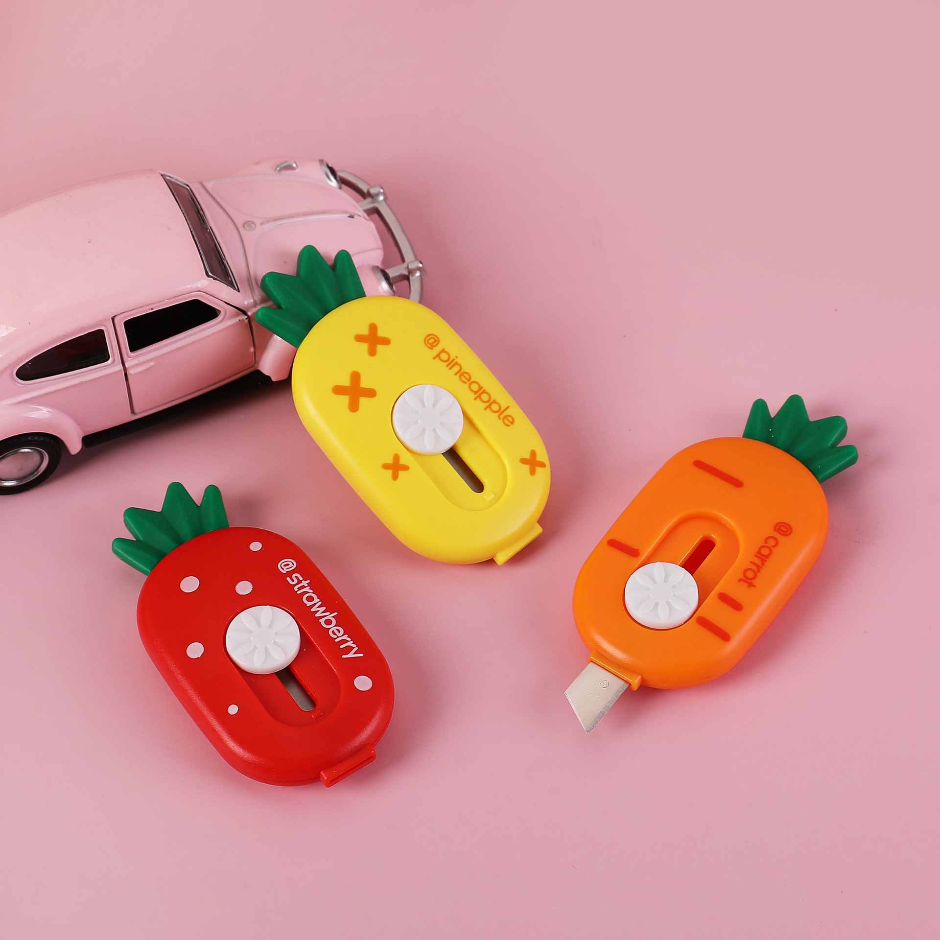 Pioneer 8179 Mini Fruit Utility Knife, portable tool for express package opening, student art, manual paper cutting, office pic 4