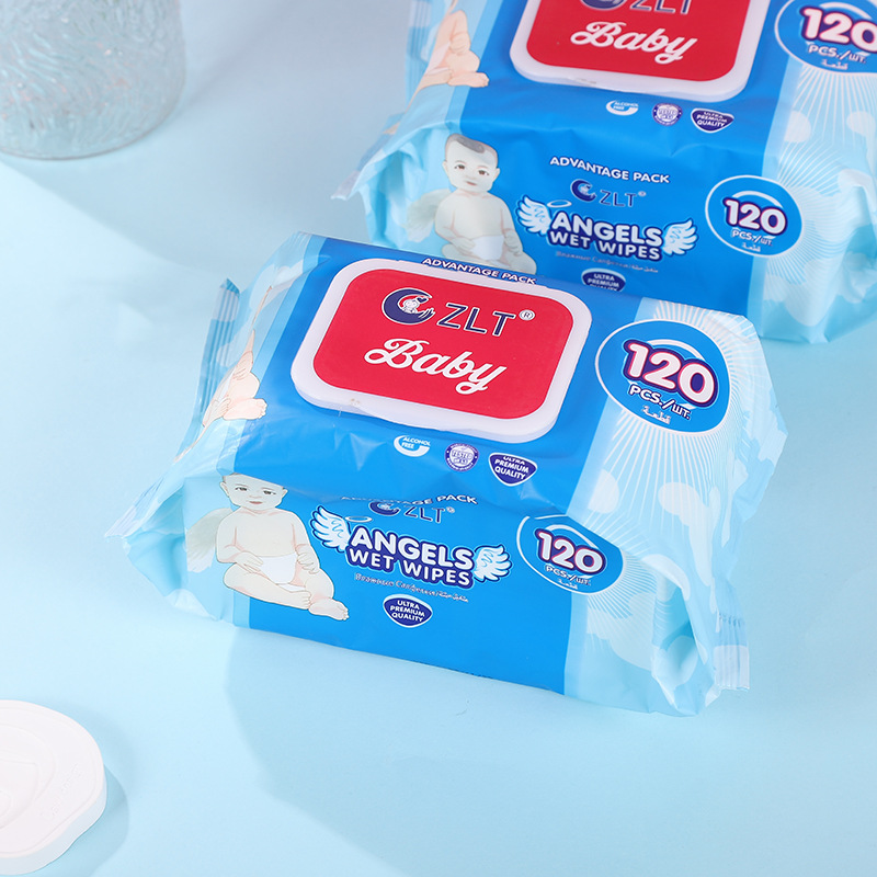 英文湿巾婴儿手口专用宝宝新生儿湿巾纸家庭实惠装无酒精加量装详情8