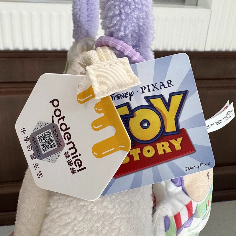 正版迪士尼玩具总动员草莓熊腋下包可爱火腿猪奇奇蒂蒂巴斯手拎包详情8