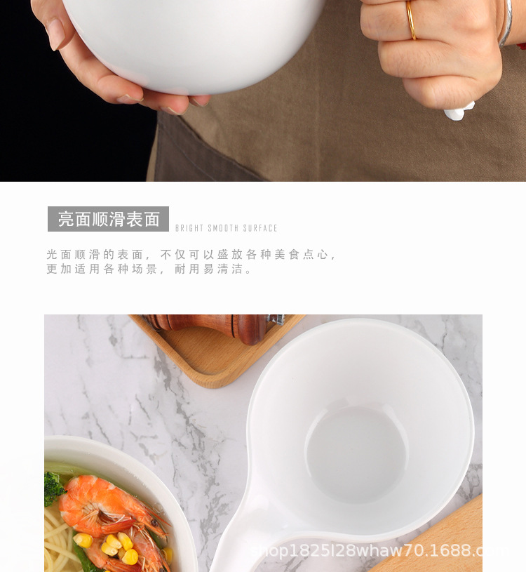 耐摔密胺拉面碗商用仿瓷螺蛳粉碗麻辣烫碗牛肉汤粉面馆专用碗详情6