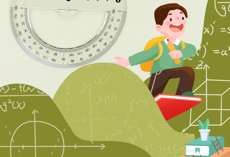 Cross-border wholesale of office stationery ruler sets, 15cm, 20cm, 30cm plastic rulers, available for export orders pic 2