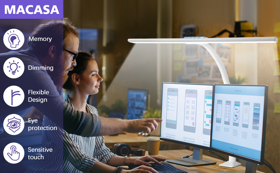 36W高亮护眼LED台灯调光调色工作绘画商务办公维修手工钢琴长臂详情9