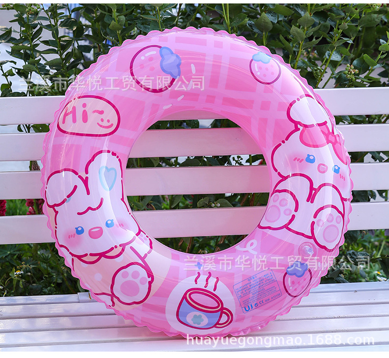 现货加厚卡通印花游泳圈环保儿童泳圈男女童充气宝宝腋下圈批发详情12