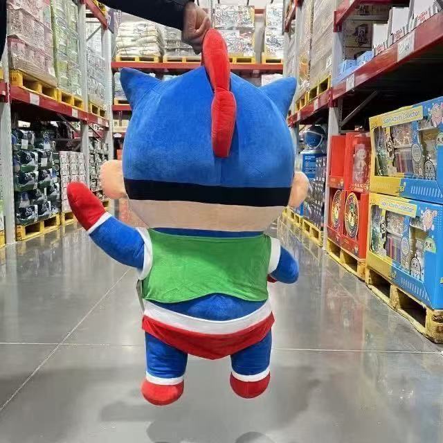 新款山姆超大蜡笔小新动感超人毛绒玩偶公仔儿童礼物生日礼物批发详情7