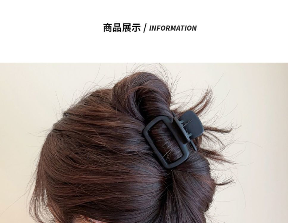 适合发量少的发饰发卡方形小号抓夹女成人后脑勺半扎发鲨鱼夹发夹详情6