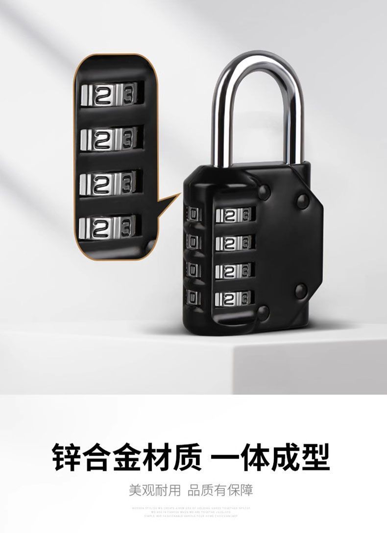 【 Exclusive Offer for Newcomers 0.1】 Metal combination lock, small padlock, mini anti-theft lock head, suitcase, home cabinet pic 10