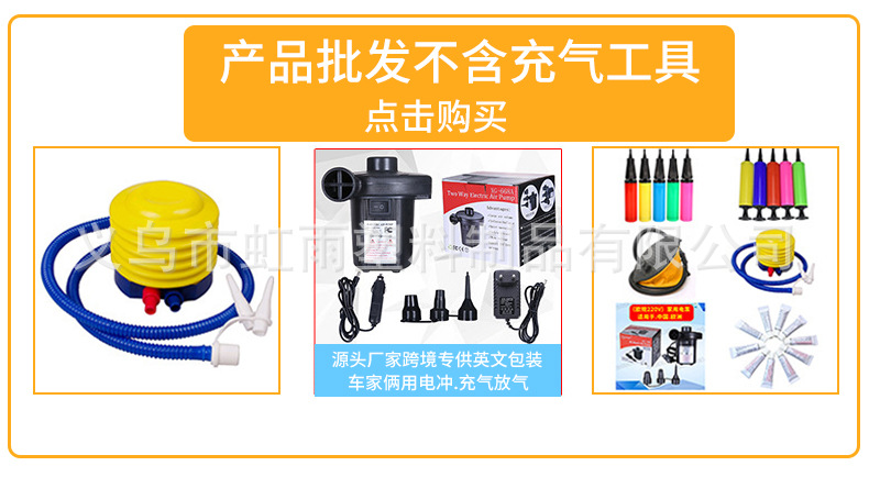 Wholesale thickened extra-large heel float bag inflatable outdoor swimming ball double airbag back float anti-drowning float shadow pic 5