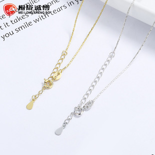 925纯银八角蛇骨链项链女新款时尚简约百搭单链ins气质高级感饰品详情6