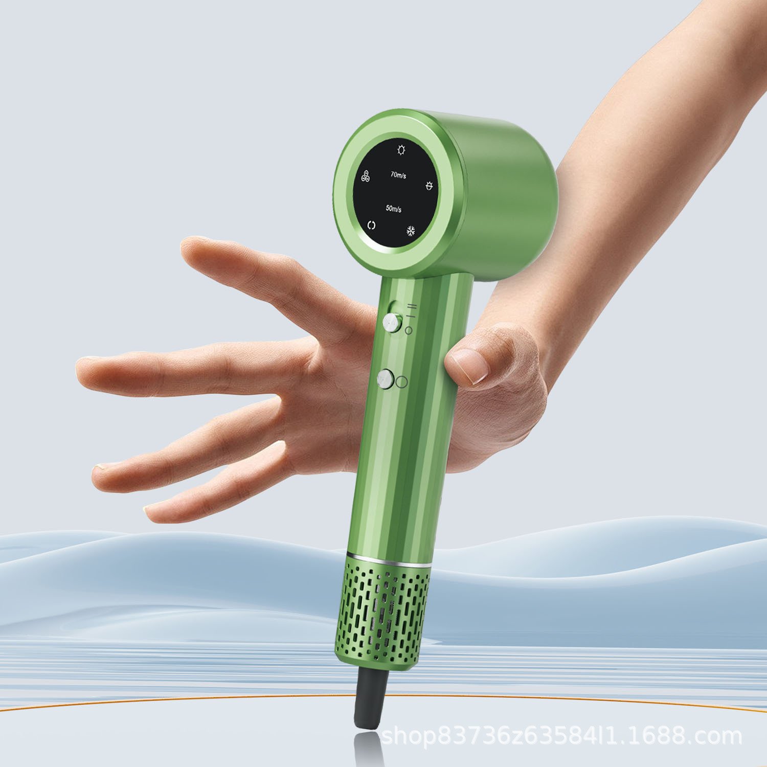 一件代发屏幕显示大功率台湾跨境电商负水离子恒温吹风机高速风筒详情17