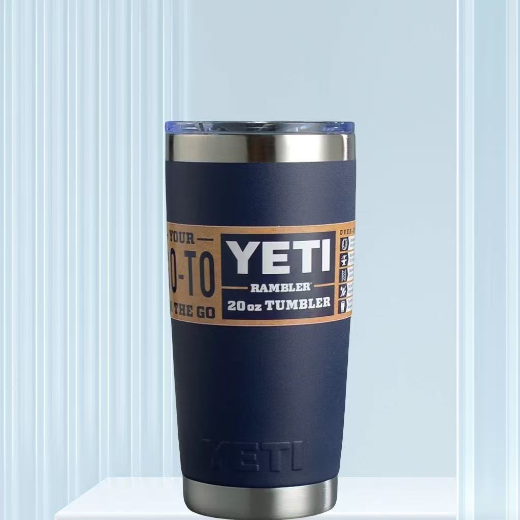 304 stainless steel insulated ice cup, 30oz large-capacity double-layer insulated cup, 20ozYETI car cup strap pic 13