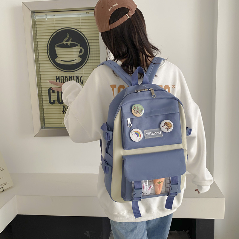 儿童书包小学生女一年级书包五件套学校背包卡通書包套装学生书包详情26