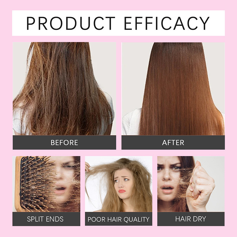 Cross-border Rose Hair Care Oil Essential Oil improves dry and frizzy hair, care for damaged perming and dyeing hair, 200ml pic 5