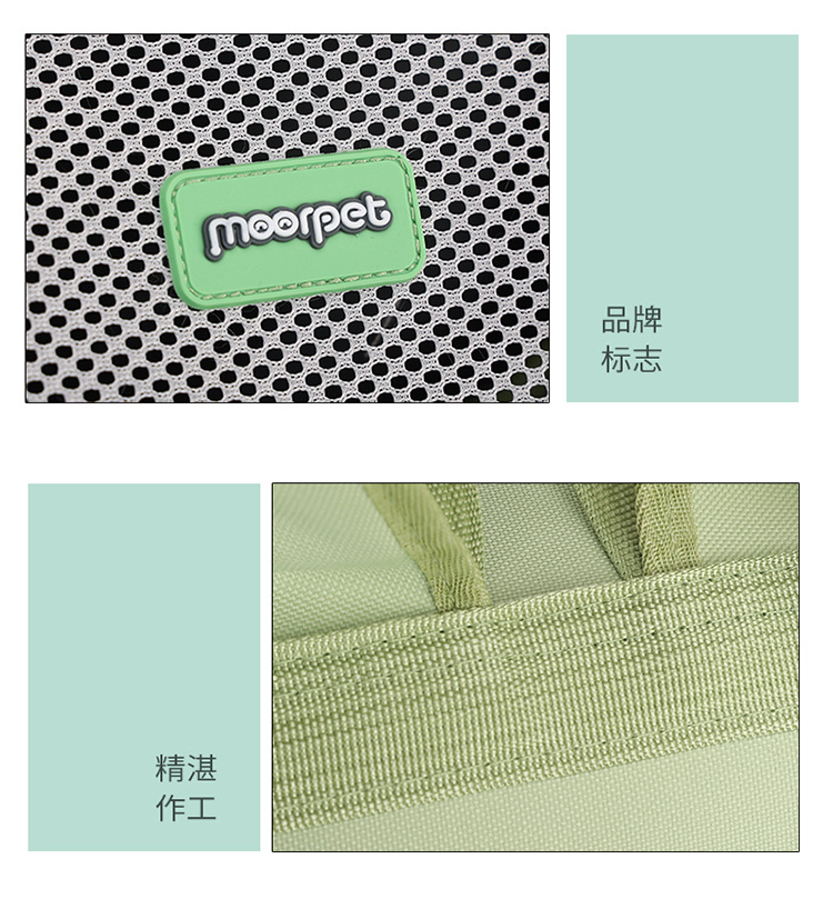 New pet backpack, portable hand-held cat bag, large space for going out, cat shoulder pet bag, cat space capsule pic 14